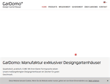 Tablet Screenshot of gardomo.de